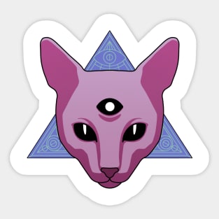 Mysterious Cat Sticker